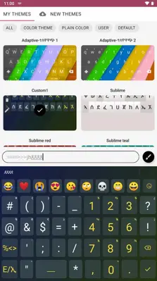 Amharic keyboard FynGeez - Eth android App screenshot 4